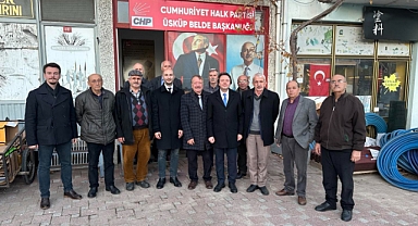 CHP Kırklareli İl Başkanı Bora Terzi, Yerel Seçim Hazırlıkları İçin Üsküp Belde Örgütünü Ziyaret Etti