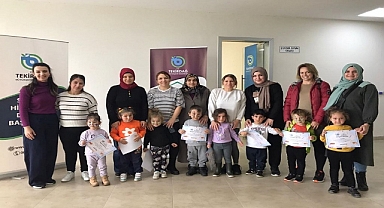 ÇOCUK ETKİNLİKLERİ GRUBUNDA BELGE TÖRENİ GERÇEKLEŞTİRİLDİ
