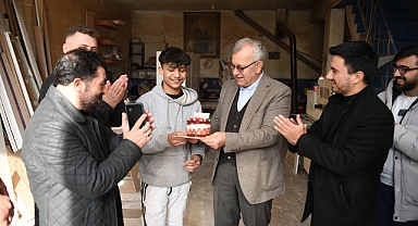 Efe'nin ilk doğum günü kutlandı