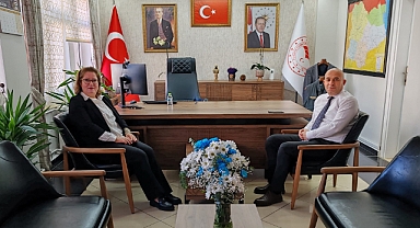 İl Sağlık Müdürü Cerit'ten Tarım ve Orman Müdürü Karaca'ya ziyaret