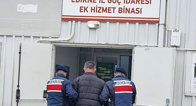 Interpol’un kırmızı bültenle aradığı şüpheli, Edirne’de yakalandı