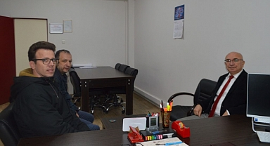 Kaymakam Yüce'den lise ziyareti