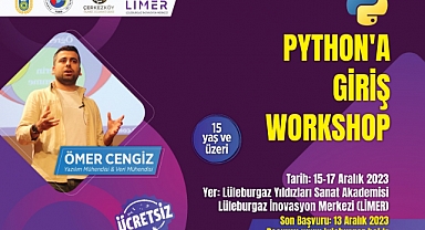 LİMER’de ‘Python’a Giriş Workshop’u başlıyor