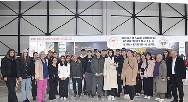 Lise öğrencilerinden fuara yoğun ilgi