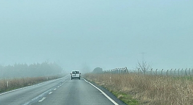 Lüleburgaz'da sis etkili oldu