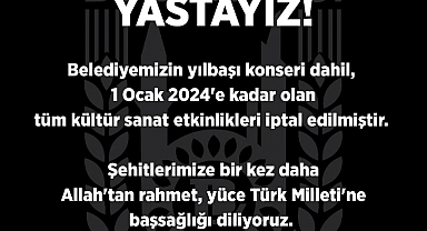 Lüleburgaz'da tüm kültür-sanat etkinlikleri iptal edildi