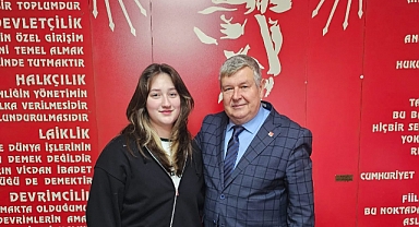 Lüleburgaz'ın Gururu Dilara Ecem Deniz ağırlandı