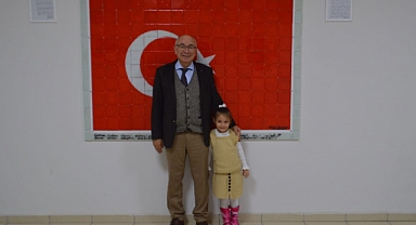 Minik Ayyüce’den Kaymakam Ziyareti