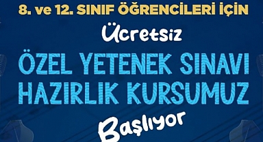 Özel Yetenek Sınavı Hazırlık Kursları Başlıyor!