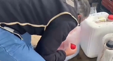 Sahte içki ele geçirildi