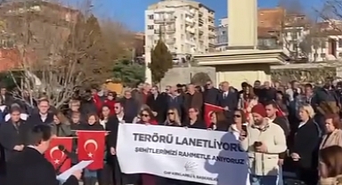 Şehit düşen 12 askerimiz adına basın açıklaması yapıldı