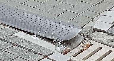 Su olukları kazaya davetiye çıkardı