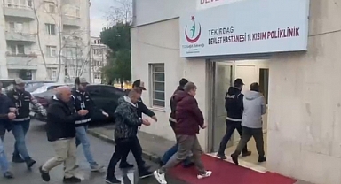 Tekirdağ'da tapuda rüşvet operasyonunda 8 şüpheli adliyede