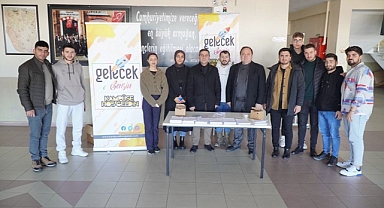 Üniversiteli gençler karşılandı