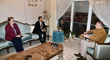 Vali Ekici’den, Başkan Kesimoğlu’na ‘geçmiş olsun’ ziyareti