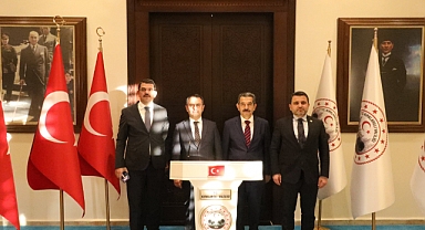 Valilik makamında ağırlandılar