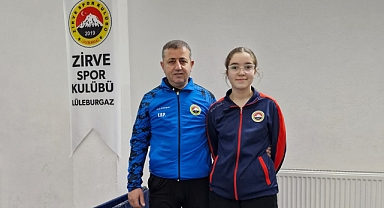 Zeynep Naz Eker Masa Tenisinde Kırklareli'yi temsil edecek