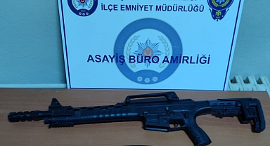 Asker uğurlama konvoyunda av tüfeğiyle havaya ateş açan şüpheli yakalandı