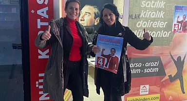 Binnur Dinç Seçim Çalışmalarına Devam Ediyor