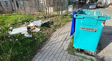Çöp Kutularının Yanına Atılan Çöpler Şikayet Odağı Oldu