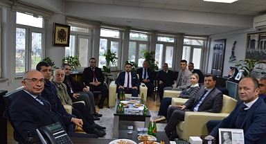 Emniyet Müdürü Osman Ünal'a hayırlı olsun ziyareti