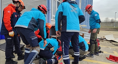 Gerçeği aratmayan tatbikat!