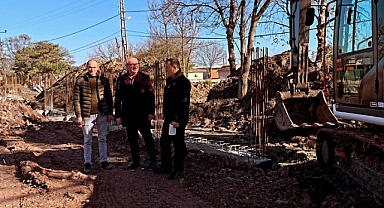 İnşaat çalışmaları incelendi