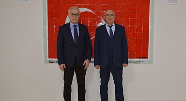 Kaymakam Salih Yüce'ye ziyaret