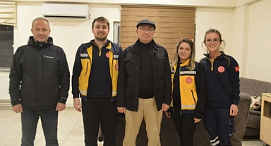 Kaymakam Yüce'den personel ziyareti