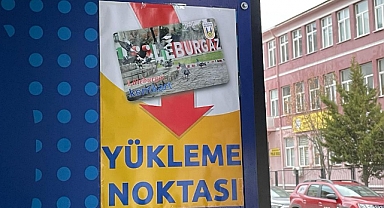 Kent kart yükleme noktaları kuruldu