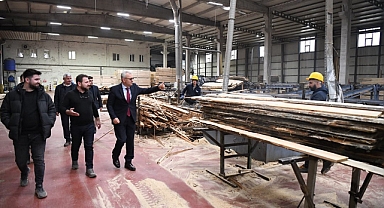 Kereste atölyesi ziyaret edildi