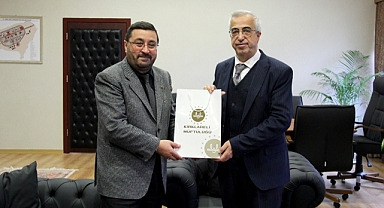 KIRKLARELİ İL MÜFTÜSÜ YUSUF EVİŞ’DEN REKTÖR BÜLENT ŞENGÖRÜR'E ZİYARET