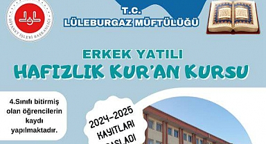 Kur'an kursu kayıtları başladı
