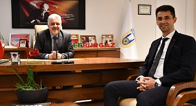 Lüleburgaz Gençlik ve Spor İlçe Müdürü Tayfun Ercan, Belediye Başkanı Murat Gerenli'yi Ziyaret Etti