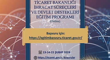 Online Eğitim Programı Düzenlenecek