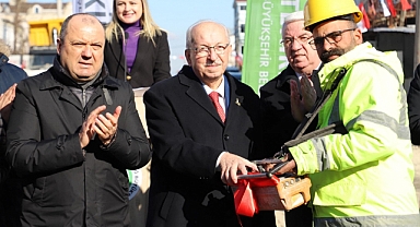 TEKİRDAĞ BÜYÜKŞEHİR BELEDİYESİ ERGENE SPOR KOMPLEKSİ'NİN TEMELİ ATILDI