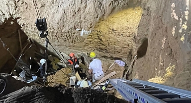 Tekirdağ’da fabrika inşaatında göçük; 1 ölü, 1 yaralı