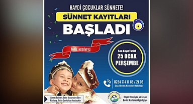 Toplu sünnet kayıtları başladı