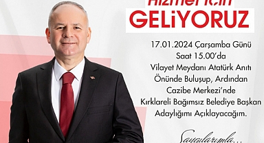 Türker adaylık açıklamasını yapacak