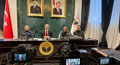 Vali Ekici Asayiş ve Güvenlik Faaliyetlerine Yönelik Açıklama Gerçekleştirdi