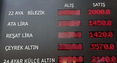 Altın fiyatları değerini korudu