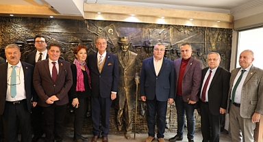 Atatürkçü Düşünce Derneği Genel Merkezi’nden, Başkan Kesimoğlu’na ziyaret