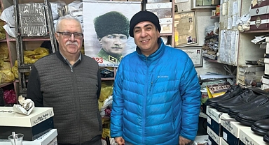 Başkan Adayı Serhat Paksoy'dan Esnaf Mustafa Tabak'a Ziyaret