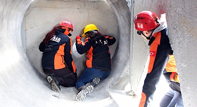 Edirne'de mahalle afet gönüllüleri, profesyonel eğitim alıyor