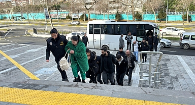 'Kafes-36' operasyonunda gözaltına alınan 18 kişiden 9'u tutuklandı