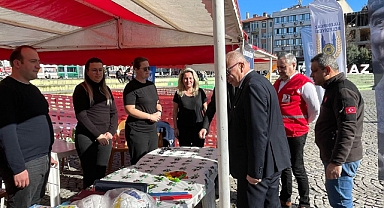 Kaymakam Yüce Bilgilendirme Çadırlarını Ziyaret Etti