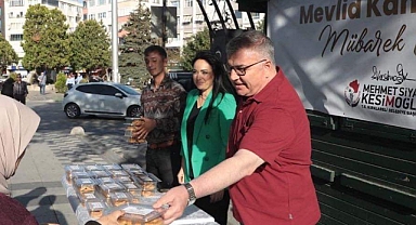 Kırklareli Belediyesi’nden, Miraç Kandili dolayısıyla kandil simidi ikramı