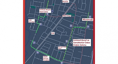 Kırklareli'de Güzergah Değişikliği