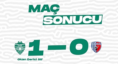 Kırklarelispor 3 puanla güldü