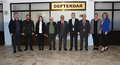 KTSO Başkanı Soner Ilık Kırklareli Defterdarı Satılmış Cem Öksüz’ü Ziyaret Etti